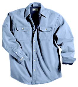 TRM Men’s Cotton Tahoe Stonewashed Fleece Denim Shirt Jacket (10 Color, XS-6XLT) Review