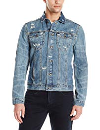 Calvin Klein Jeans Men’s Ripped Denim Jacket Review