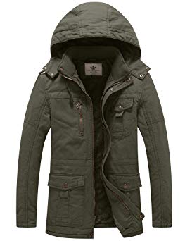 WenVen Men’s Military Style Thicken Hooded Jacket Review