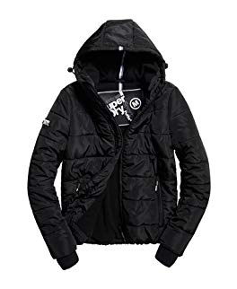 Superdry Mens Polar Sports Puffer Jacket Black