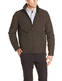 Tommy Hilfiger Men’s Poly-Twill Stand-Collar Zip-Front Jacket Review