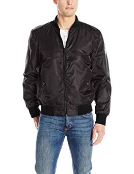 GUESS Men’s Nylon Embroidered Bomber Jacket Review