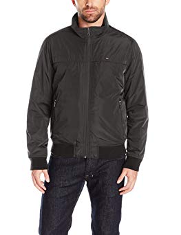 Tommy Hilfiger Men’s Performance Barracuda Bomber Jacket With Logo Review