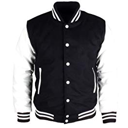 myglory77mall Faux Leather Varsity College Wool Letterman Jacket School Uniform Jersey Review