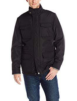 Perry Ellis Men’s 29 inch Poly Bonded Zip Front with Bib Insert Review