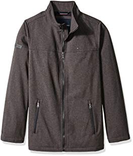 Tommy Hilfiger Men’s Tall Size Soft-Shell Classic Zip-Front Jacket With Tonal Hilfiger Logo At Back Neck Review