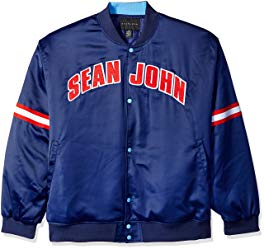 Sean John Men's Big and Tall Satin Jacket